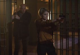 Graham Shiels and Sarah Jones in Alcatraz (2012)