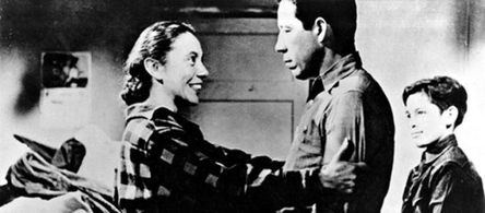 Juan Chacón, Rosaura Revueltas, and Frank Talevera in Salt of the Earth (1954)