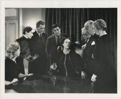Boris Karloff, Dorothy Adams, Lester Allen, Wheaton Chambers, Anne Revere, Cy Schindell, and Shirley Warde in The Devil 