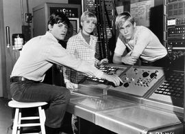 Kurt Russell, Debbie Paine, and Frank Webb in The Computer Wore Tennis Shoes (1969)