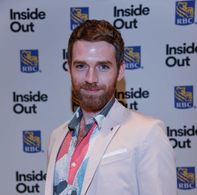 Timothy on the Inside Out red carpet.