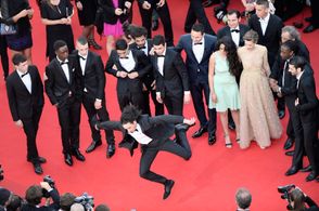 Céline Sallette, Nailia Harzoune, and Rachid Yous at an event for Geronimo (2014)
