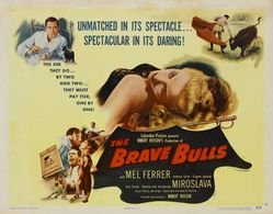Mel Ferrer and Miroslava in The Brave Bulls (1951)