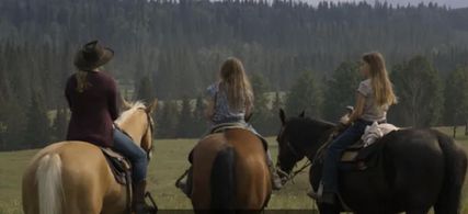 Skywalker Hughes and Julianna Guill in Joe Pickett (2021)