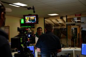 Martin Bobb-Semple behind the scenes of One Of Us is Lying