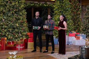 Danny Escalante, Pinij NaLampoon, and Amanda Grace Jenkins in 12 Dates of Christmas (2020)