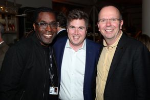 Col Needham, Andrew Logan, and James Faust