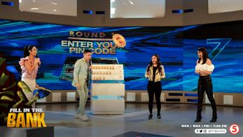 Aubrey Miles, Jose Manalo, Pokwang, and Jacqueline Yu in Fill in the Bank (2020)