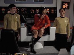 Grant Imahara, Kim Stinger, and Wyatt Lenhart in Star Trek Continues (2013)