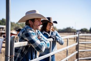 Sonya Balmores and Granger Smith