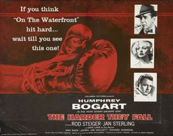 Humphrey Bogart, Rod Steiger, and Jan Sterling in The Harder They Fall (1956)