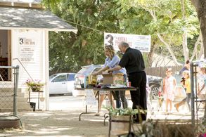 Tony Amendola and Shantel VanSanten in Shooter (2016)