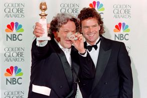 George Miller and Doug Mitchell at an event for Babe (1995)