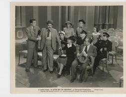 Hugh Herbert, Noah Beery, Nana Bryant, Billy Gilbert, Nan Grey, Gloria Jean, Frank Jenks, Fred Kelsey, Pat O'Malley, and