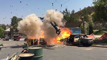 Cory DeMeyers on set of Dimension 404