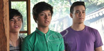 Paul Salas, Daniel Padilla, and Kit Thompson in Must Be... Love (2013)