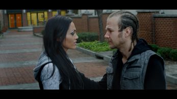 Still of Kristen Danielle and Brigham McNeely in Sacred (2017)