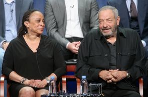 S. Epatha Merkerson and Dick Wolf at an event for Chicago Med (2015)