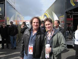 Kim Coates, Alexander Chance 2010 Nascar Auto Club 500 Fontana, CA February 21, 2010