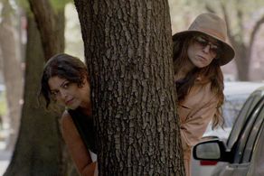 Alia Shawkat and Sophia Takal in Wild Canaries (2014)