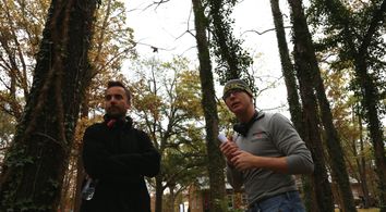 With co-writer Adam Robitel On set of 