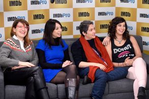 Illeana Douglas, Joey Soloway, Jessie Kahnweiler, and Rebecca Odes at an event for The IMDb Studio at Sundance (2015)
