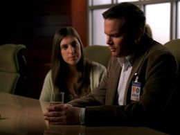 Mayim Bialik and Rene L. Moreno in Bones (2005)