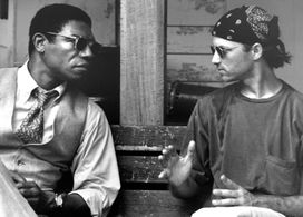 With Vondie Curtis Hall, 