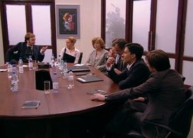 Olga Ostroumova, Georgiy Taratorkin, Pyotr Krasilov, Vitaliy Egorov, Grigoriy Antipenko, and Olga Lomonosova in Ne rodis