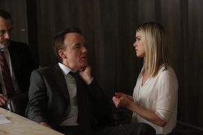 David Wilson Barnes and Theodora Miranne in The Blacklist: Redemption (2017)