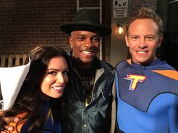 With Director Eric Dean Seaton and Actor Ian Ziering on Nickelodeon's The Thundermans