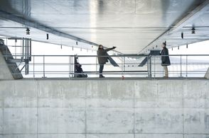 Kim Bodnia, Lars Simonsen, and Märta Lundin in The Bridge (2011)