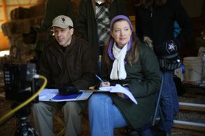 Video village on set of Princess Cut