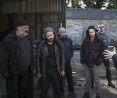 Ciaron Davies, Randal Plunkett, Blaine Rennicks, and Eric Branden in The Green Sea (2021)