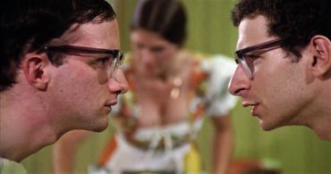 Eddie Deezen and Donna Garrett in Midnight Madness (1980)