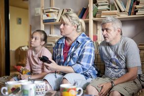 Michal Suchánek and Marika Sarah Procházková in Trpaslík (2017)