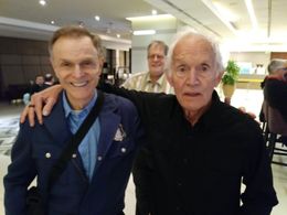 Ron Millkie and Lance Henriksen at Weekend of Hell in Dusseldorf, Germany (November 2019)