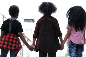 Leiloni Arrie Pharms, Elohim Nycalove, and Jaxon Rose Moore at the official photoshoot for Made Legit Media's 