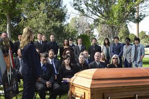 Joel Courtney, Anna Diop, Sofia Black-D'Elia, and Jon Fletcher in The Messengers (2015)