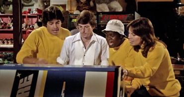 Debra Clinger, David Damas, Joel Kenney, and David Naughton in Midnight Madness (1980)