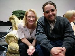 Behind the scenes of Rhys Horler, Joanna Page and Gerald Horler in Dream Horse