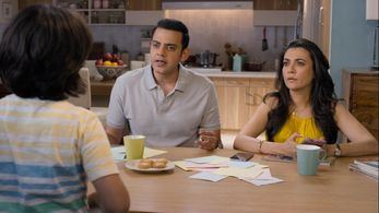 Jason D'Souza, Cyrus Sahukar, and Mini Mathur in Mind the Malhotras: Money Matters (2019)