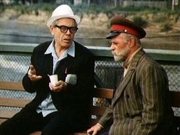 Stepan Krylov and Boris Saburov in Tseluyutsya zori (1978)
