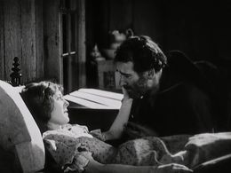 Priscilla Bonner and Tom Santschi in 3 Bad Men (1926)
