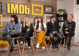 Jennifer Ehle, John Gallagher Jr., Chloë Grace Moretz, Desiree Akhavan, and Sasha Lane at an event for The Miseducation 