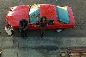 Alicia Monet Caldwell, Chanel Marriot and Greg Wayans on Set filming Alisons Choice