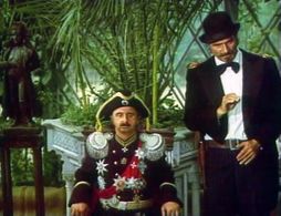 Kakhi Kavsadze and Guram Nikolaishvili in Koroli i kapusta (1970)