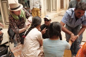 Directing Mrunal Thakur and Riya Sisodya in Love Sonia.