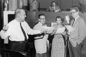 June Foray, Daws Butler, and Stan Freberg