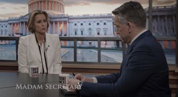 Tea Leone and Mike McGowan in MADAM SECRETARY